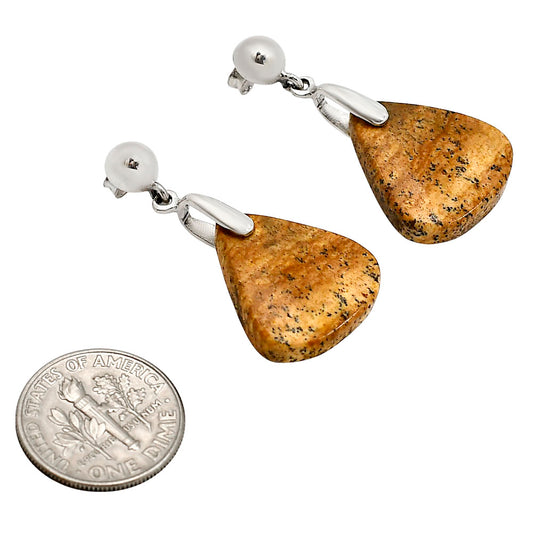 Picture Jasper Earrings E-1199 SDE90730