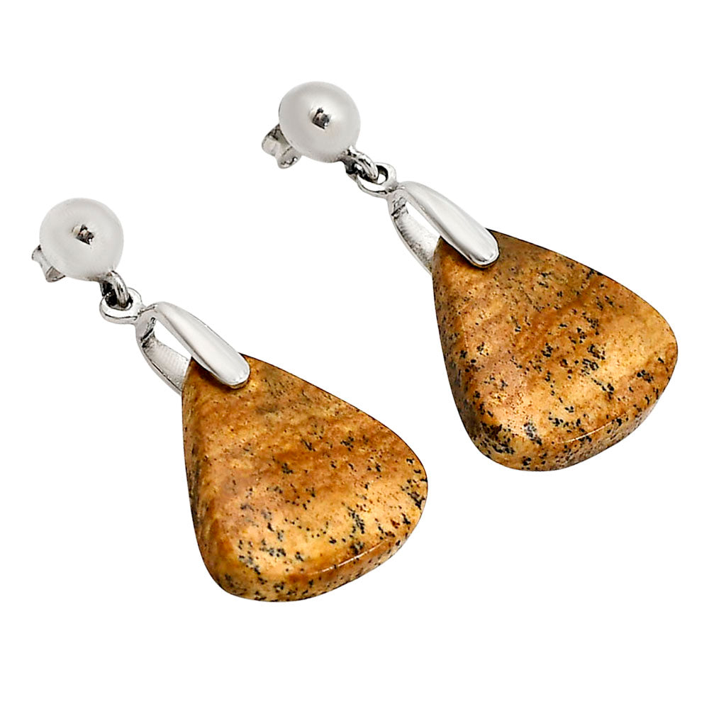 Picture Jasper Earrings E-1199 SDE90730