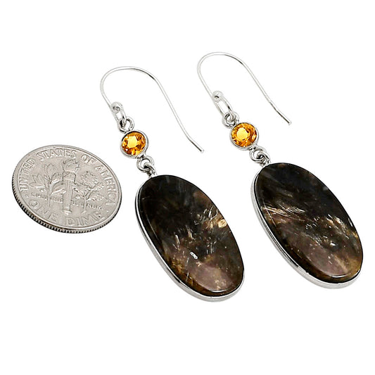 Bat Cave Jasper and Citrine Earrings E-1002 SDE90923