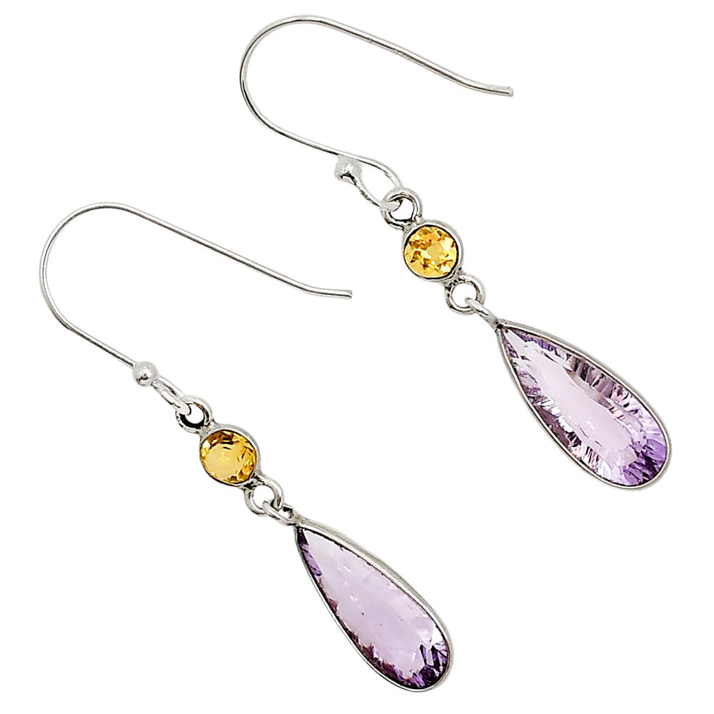 Amethyst and Citrine Earrings E-1006 SDE91130