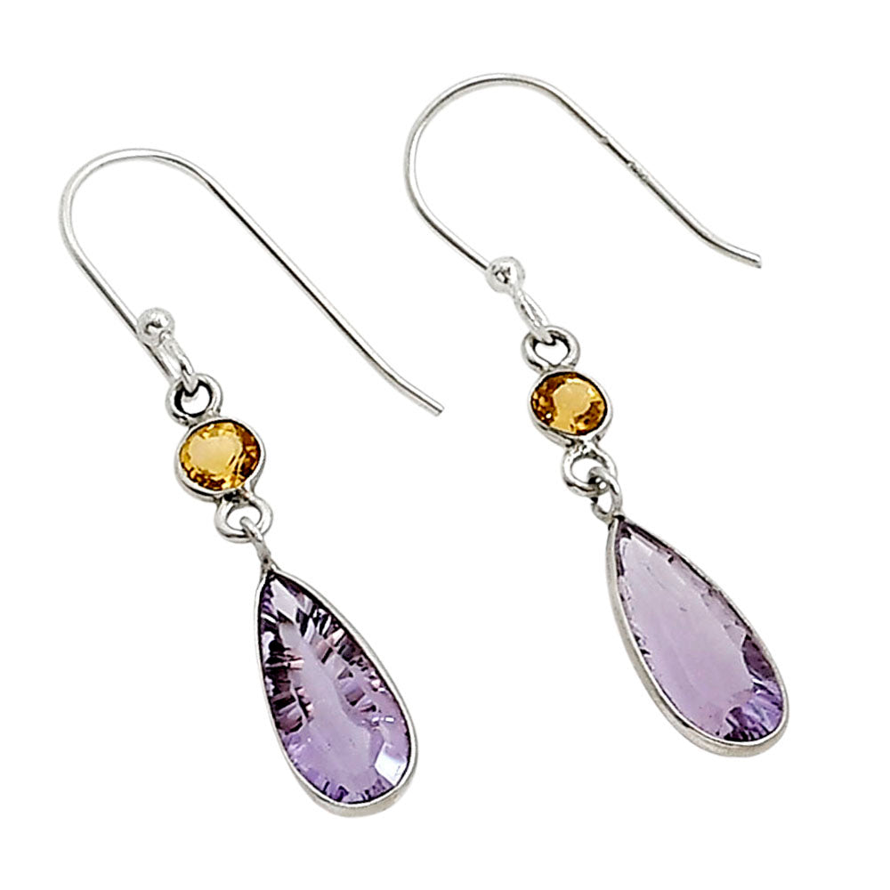 Amethyst and Citrine Earrings E-1006 SDE91130