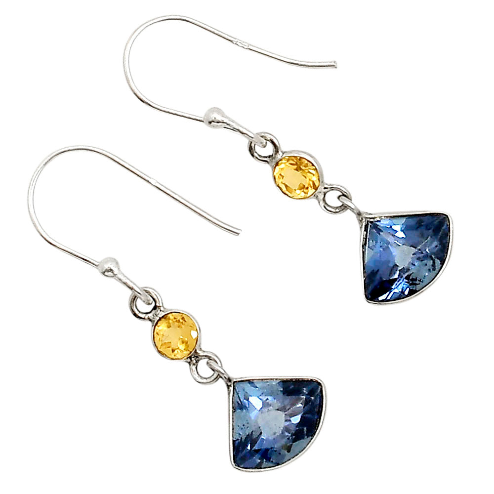 Tanzanite and Citrine Earrings E-1006 SDE91179