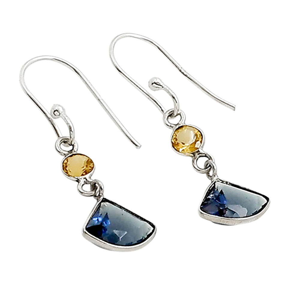 Tanzanite and Citrine Earrings E-1006 SDE91179