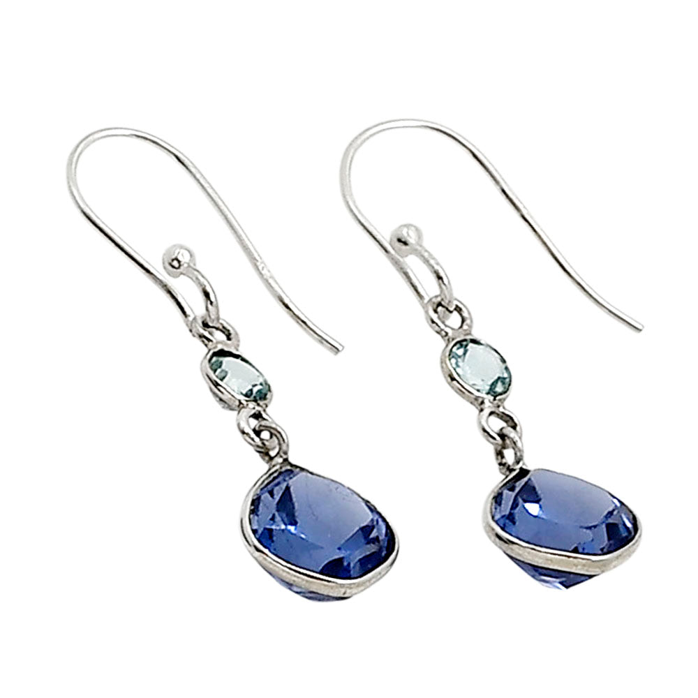 Iolite and Sky Blue Topaz Earrings E-1002 SDE91181