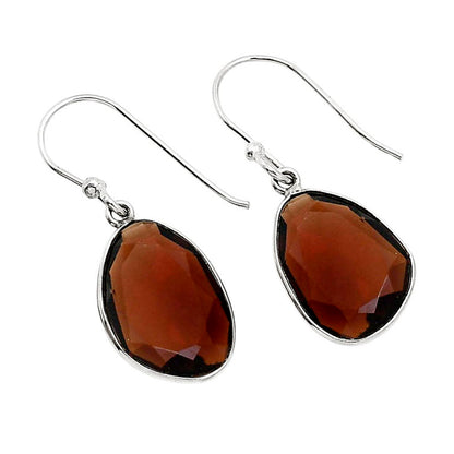 Cognac Quartz Earrings E-1001 SDE91408