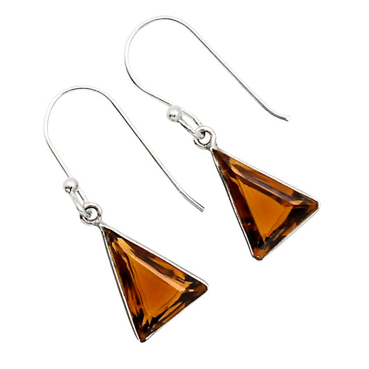 Cognac Quartz Earrings E-1001 SDE91426