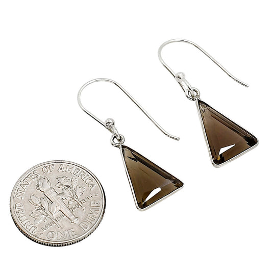 Smoky Quartz Earrings E-1001 SDE91434