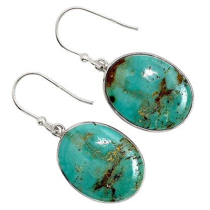 Natural Rare Turquoise Nevada Aztec Mt Earrings E-1001 SDE91530