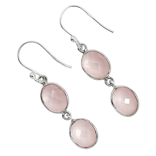 Rose Quartz Earrings E-1002 SDE91802