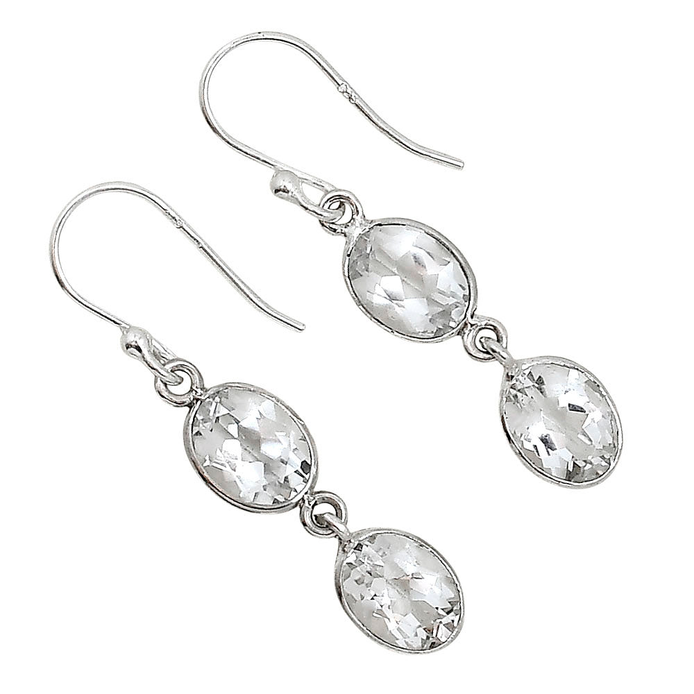 White Quartz Earrings E-1002 SDE91806
