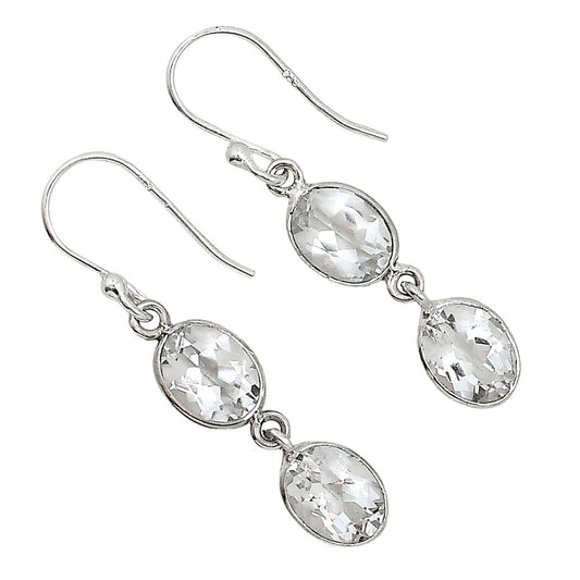 White Quartz Earrings E-1002 SDE91806