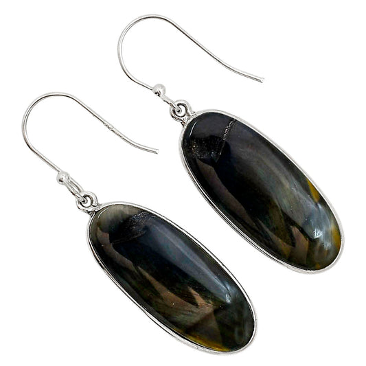 Blue Tiger Eye Earrings E-1001 SDE91863