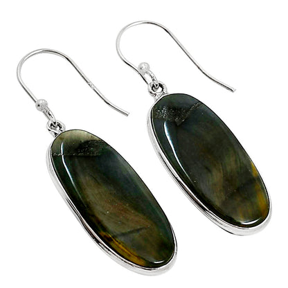 Blue Tiger Eye Earrings E-1001 SDE91863