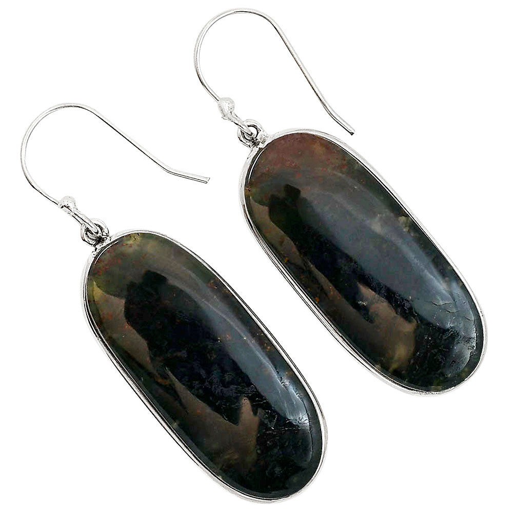 Moss Agate Earrings E-1001 SDE91864