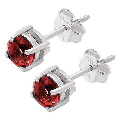 Hessonite Garnet Stud Earrings E-1017 SDE91868