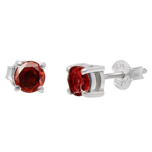 Hessonite Garnet Stud Earrings E-1017 SDE91869