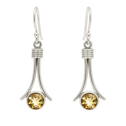Citrine Stud Earrings E-1046 SDE91873