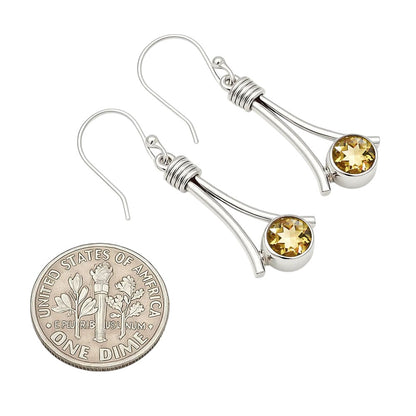 Citrine Stud Earrings E-1046 SDE91873