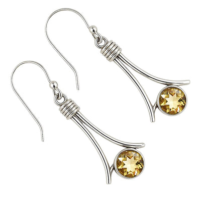 Citrine Stud Earrings E-1046 SDE91873