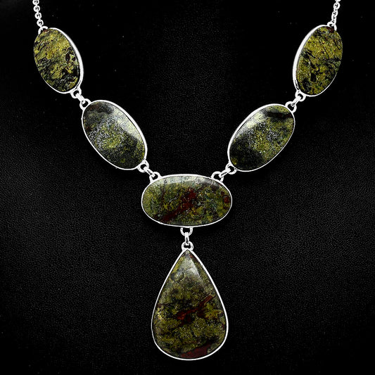 Dragon Blood Stone - South Africa Necklace N-1013 SDN1861