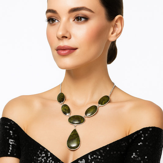 Dragon Blood Stone - South Africa Necklace N-1013 SDN1861