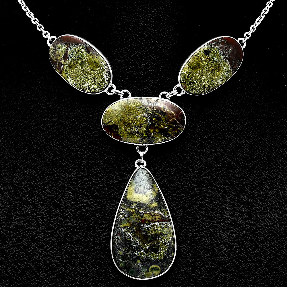 Dragon Blood Stone - South Africa Necklace N-1013 SDN1871