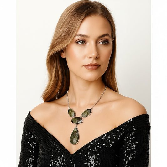 Dragon Blood Stone - South Africa Necklace N-1013 SDN1871