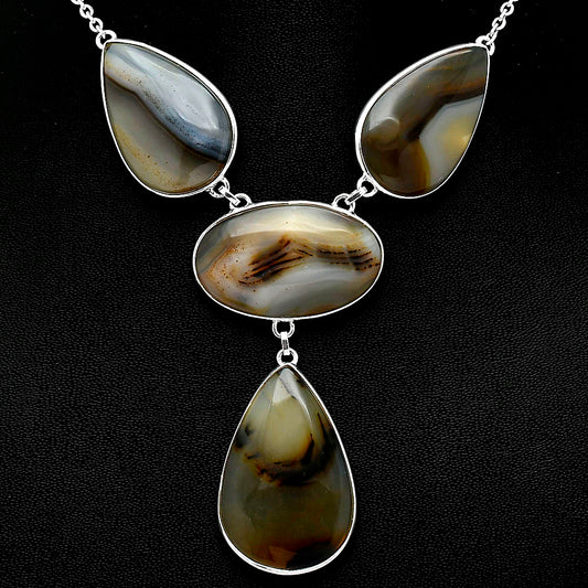 Natural Montana Agate - USA Necklace N-1013 SDN1874