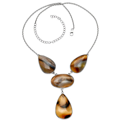 Natural Montana Agate - USA Necklace N-1013 SDN1874