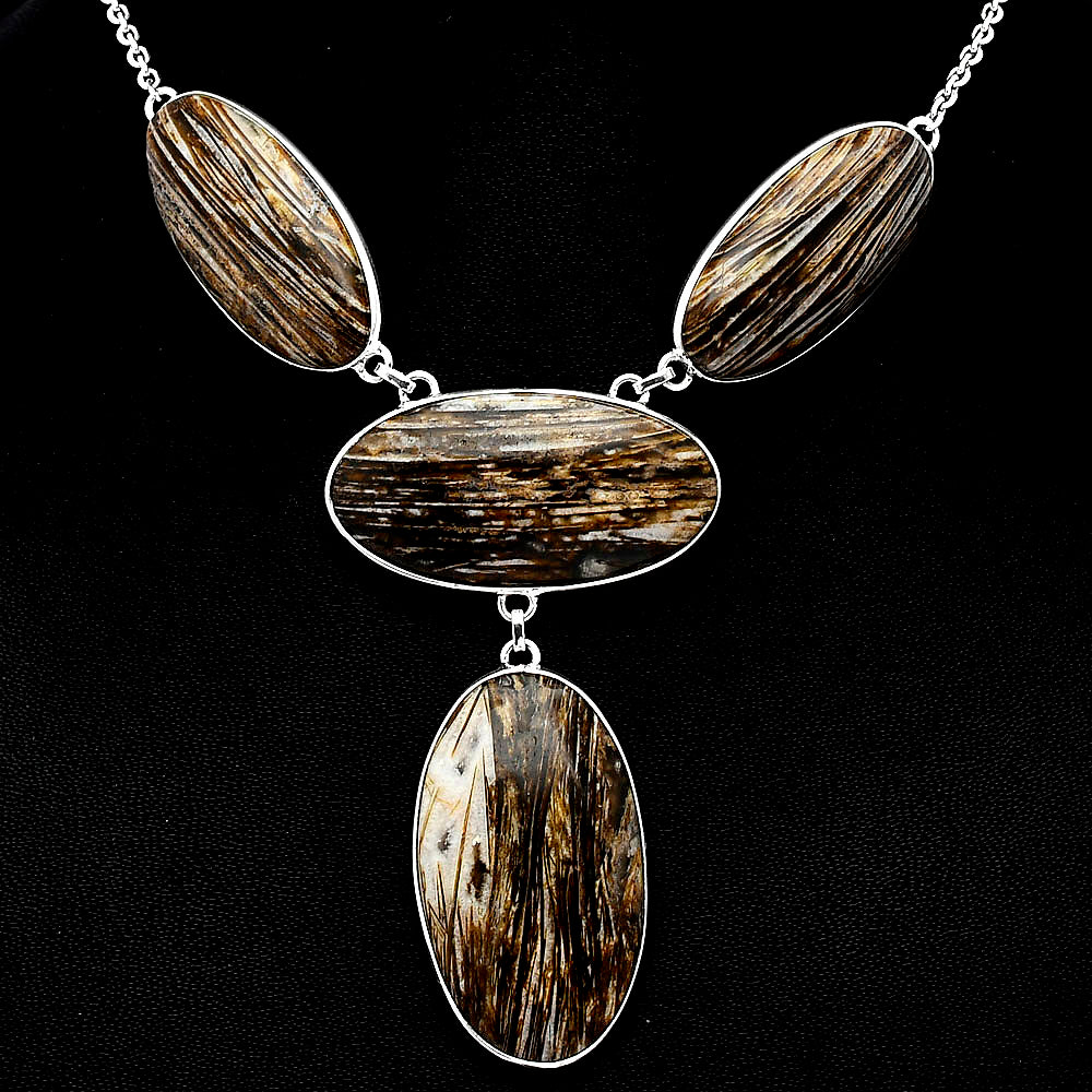 Natural Stick Agate Necklace N-1013 SDN1880