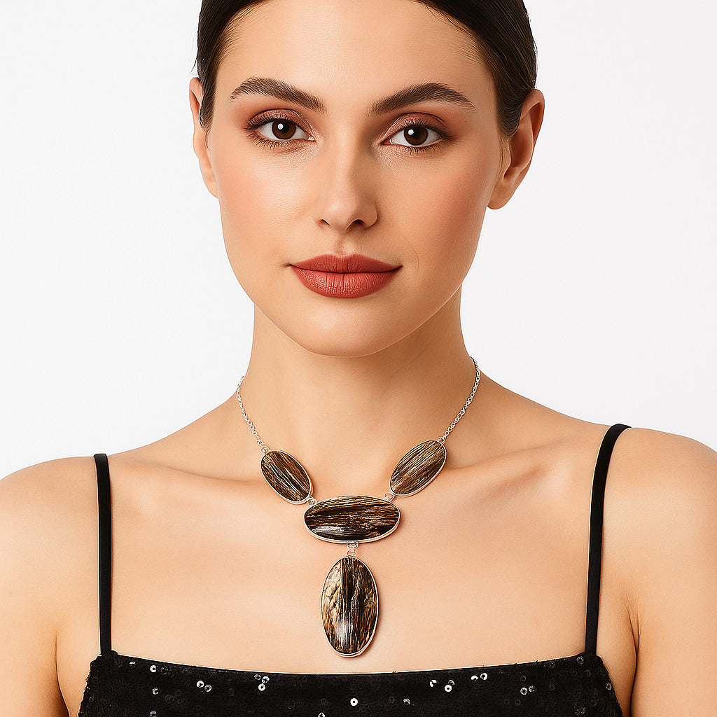 Natural Stick Agate Necklace N-1013 SDN1880