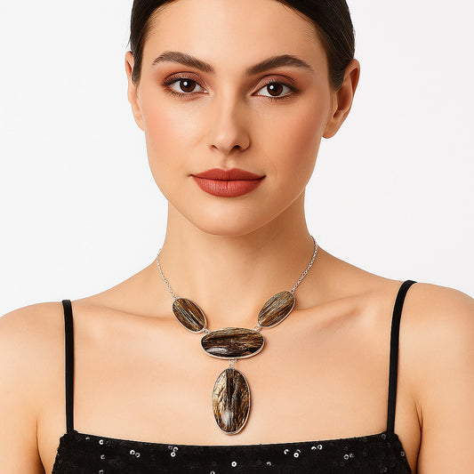 Natural Stick Agate Necklace N-1013 SDN1880