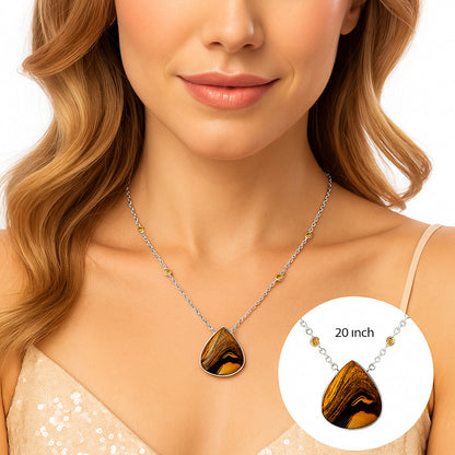 Natural Outback Jasper & Citrine Necklace N-1012 SDN1921