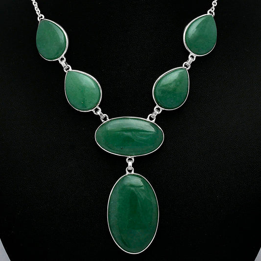 Natural Green Aventurine Necklace N-1013 SDN2014