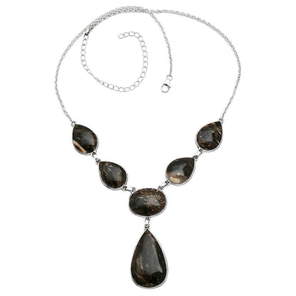 Natural Bat Cave Jasper Necklace N-1013 SDN2015