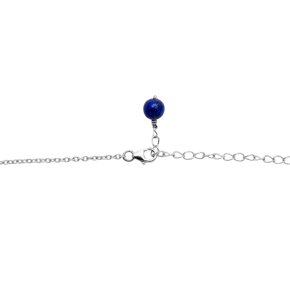 Lapis Lazuli and Garnet Necklace N-1029 SDN2063