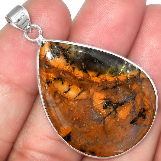 Natural Amethyst Sage Agate - Nevada Pendant P-1001 SDP100530