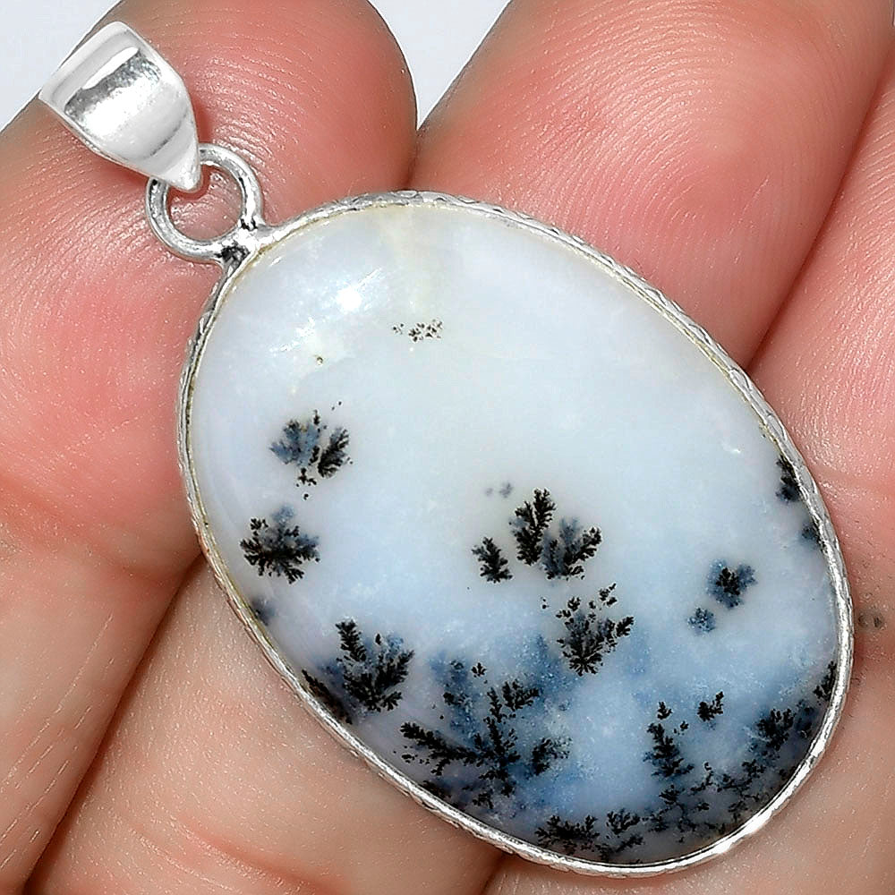 Natural Robinson Ranch Plume Agate Pendant P-1053 SDP101105