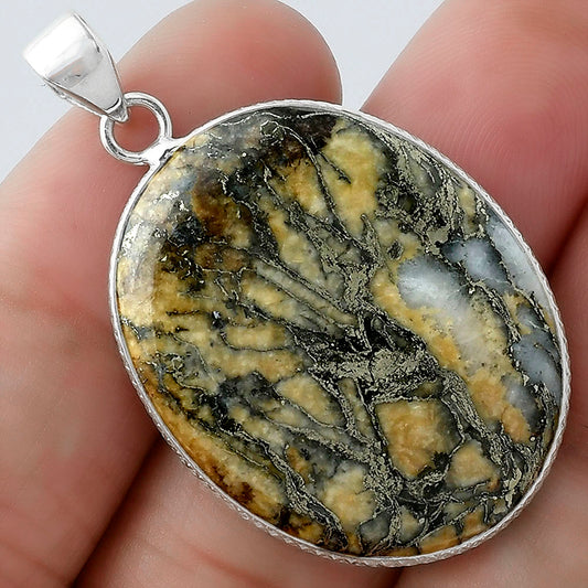 Natural Feder Pyrite Pendant P-1053 SDP101237