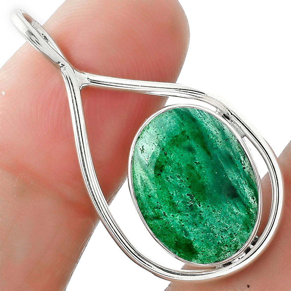 Natural Green Aventurine Pendant P-1342 SDP101429