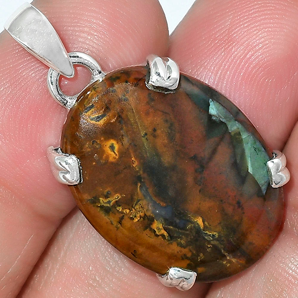 Natural Purple Cow Jasper Pendant P-1332 SDP101709