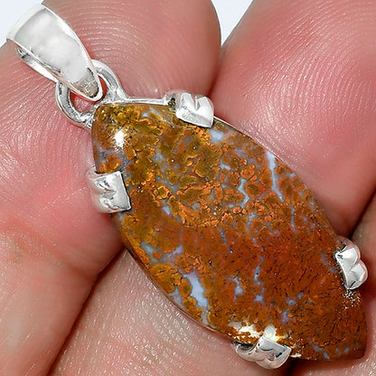 Natural Red Moss Agate Pendant P-1332 SDP101712