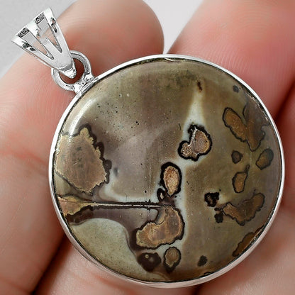 Natural Coffee Bean Jasper Pendant P-1002 SDP102193