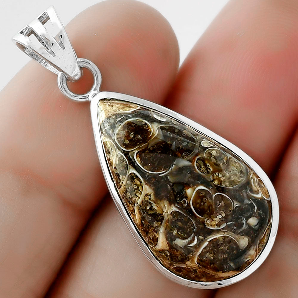 Natural Turtella Jasper - USA Pendant P-1002 SDP102222