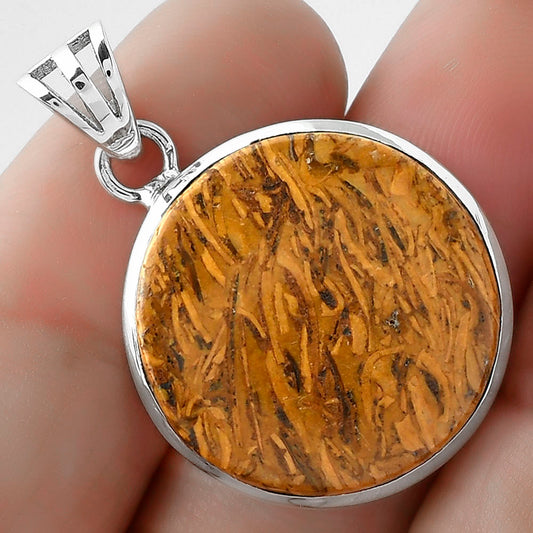 Natural Coquina Fossil Jasper - India Pendant P-1002 SDP102224