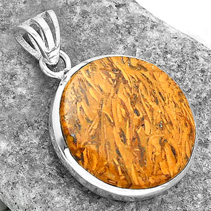 Natural Coquina Fossil Jasper - India Pendant P-1002 SDP102224