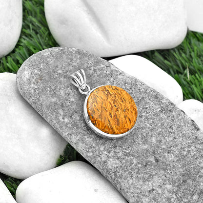 Natural Coquina Fossil Jasper - India Pendant P-1002 SDP102224