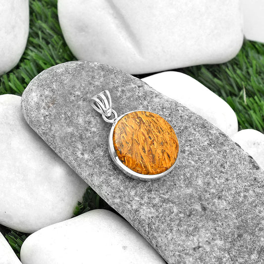 Natural Coquina Fossil Jasper - India Pendant P-1002 SDP102224