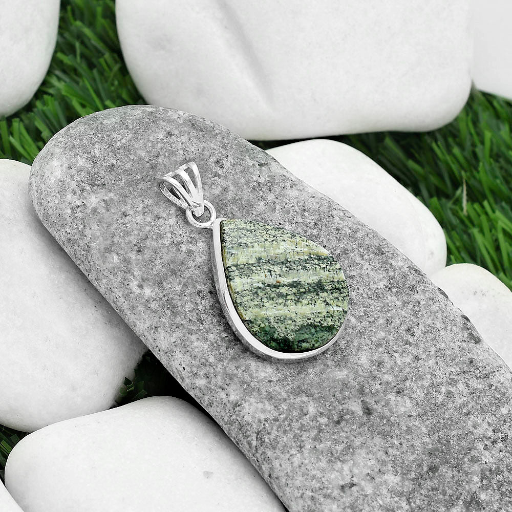 Natural Chrysotile Pendant P-1002 SDP102225