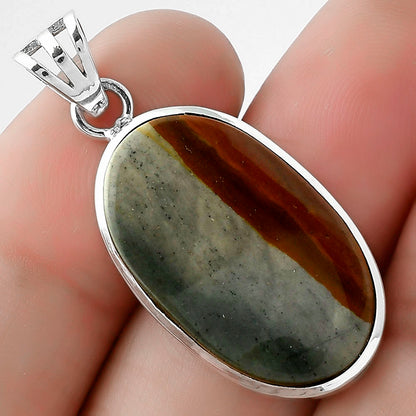 Natural Polygram Jasper Pendant P-1002 SDP102232